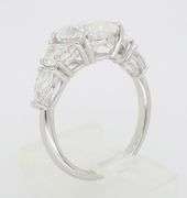 4.68CTW Certified Oval Diamond Ring
