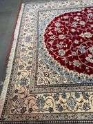 Fine Genuine Silk&Wool Persian Nain 8x12
