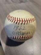 1962  Balt Orioles Team Baseball, Nice Ball!