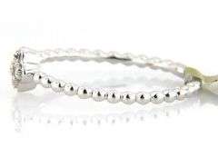 New 0.08ctw Diamond Clover Beaded Ring in 14K