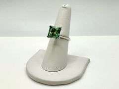 Stunning 5 Ct Russian Color Change Lab Created Alexandrite Asscher Cut Ring