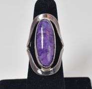 Sterling Silver Charoite Gemstone Ring
