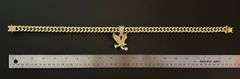 Amazing 97 Gram 14 Kt Gold Plated American Bald Eagle Pendant W/Chain Necklace