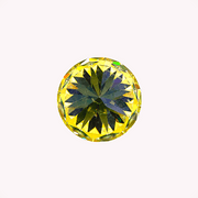 Huge 8 Ct Sparkling Yellow Fire Moissanite Emerald Cut Solitaire