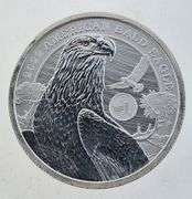 2022 Tuvalu - American Bald Eagle Silver Oz.