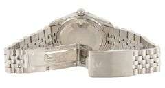 Rolex Date just 16030 36MM White Dial Stainless Steel Watch