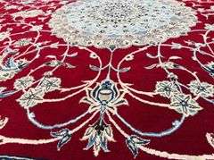 Fine Genuine Silk&Wool Persian Nain 8x12