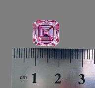 Large Exclusive 7 Ct  VVs1 Pink Asscher Cut Fire Moissanite Solitaire