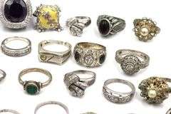 Big Group lot of rings in 925 sterling silver