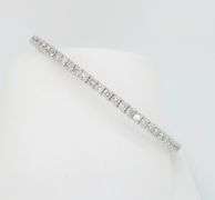 Earth Mined Diamond Flex Bangle Bracelet