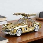 Gold Mercedes-Benz Gullwing Diecast Model