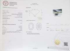 4.68CTW Certified Oval Diamond Ring