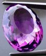 Superb 20.44ct top violet natural Amethyst