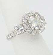 Custom Platinum Ring Crafted with 2.62CTW of Diamonds