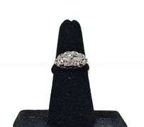 Vintage 14K White Gold Diamond Ring