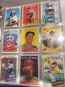 130, Huge Most Rare Vintage baseball Card Lot Collection In Pages Of Vintage Albums