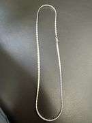 Sterling Silver Diamond-Cut Flat Rope Chain 3.8mm Solid 925 Italy New Necklace 24"