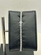 Stunning 3.79 CTTW Colorless Conflict Free Lab Diamond Tennis Bracelet in 14KT Gold, VS1