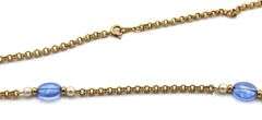 Vintage Avon gold plated pearl and glass necklace