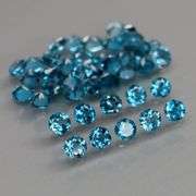 Pristine set of full fire London Blue Topaz weighing 3.57cts!