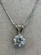 I.G.I CERTIFIED 2.00 CARAT LAB GROWN DIAMOND NECKLACE