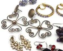 8Pairs of 925 sterling silver earrings