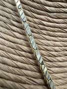 Gold Plated 925 Sterling Silver 2mm Cardano Box Chain Link Italy Necklace 18"