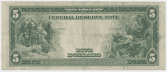 Collectible 1914 Series Large Size $5 Federal Reserve Note (3-C)