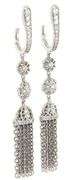 New Gabriel & Co. 0.55ctw Diamond Tassel Dangle Earrings in 14K