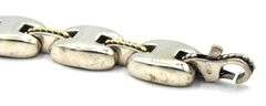 925 Sterling silver Lagos Caviar two tone Panel bracelet