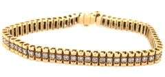 Sparkling 14K YG Diamond Bracelet
