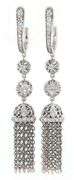 New Gabriel & Co. 0.55ctw Diamond Tassel Dangle Earrings in 14K
