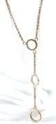 Tiffany & Co Lariat Circle station necklace