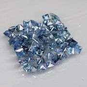 Eye catching 2.96ct washed denim blue Sapphire set
