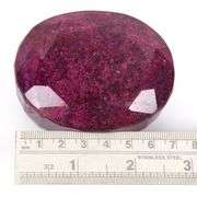 Magnificent Certified 2520 Ct Natural Red Ruby Solitaire