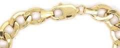 14kt Yellow gold Curb link chain bracelet