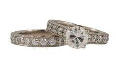 Scott Kay 2.54ctw Round Diamond Vintage Inspired Bridal Set in Platinum