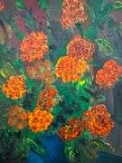 Exquisite Original Art By Manor Shadia- Manor Shadian Golden Autumn