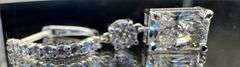 14K White Gold Lab-Grown Diamond Drop Earrings (5.00 CTW)