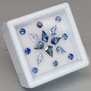 Pre-designed! 2.91ct set of blue Ceylon Sapphires! Heated only!