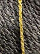 Gold Plated Sterling Silver Diamond-Cut Rope Chain 3.5mm Solid 925 Italy Necklace 20"