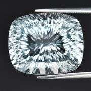 Expertly cut 18.48ct platinum blue IF grade Topaz!