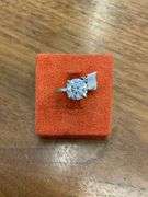BRAND NEW Ladies 14K White Gold Round Brilliant Diamond Solitaire Engagement Ring
