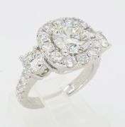 Custom Platinum Ring Crafted with 2.62CTW of Diamonds