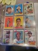 130, Huge Most Rare Vintage baseball Card Lot Collection In Pages Of Vintage Albums