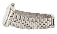 Rolex Date just 16030 36MM White Dial Stainless Steel Watch