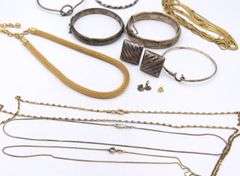 Group Lot of Silver and Custom Jewelry
