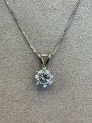 I.G.I CERTIFIED 3.00 CARAT LAB GROWN DIAMOND NECKLACE