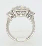 Custom Platinum Ring Crafted with 2.62CTW of Diamonds