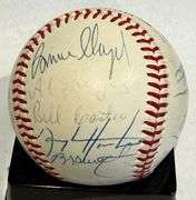 Very Nice 1982 Milwaukee Brewers Full Team ball signed